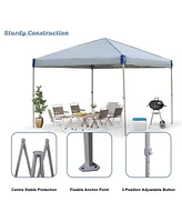 Aoodor 9.8'x9.8' Pop Up Canopy Tent with Roller Bag, Portable Instant Shade Canopy