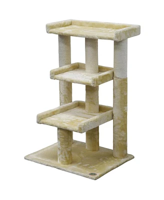 Go Pet Club Cat Tree Condo Scratcher Post Pet Bed Furniture