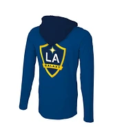 Men's Stadium Essentials Blue La Galaxy Tradition Raglan Hoodie Long Sleeve T-shirt