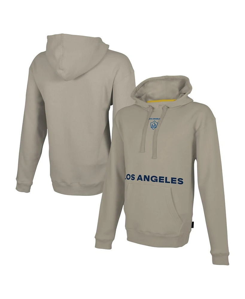 Men's Stadium Essentials Tan La Galaxy Status Pullover Hoodie