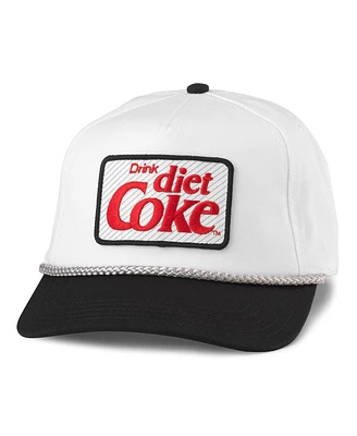 Men's and Women's American Needle Silver, Black Diet Coke Roscoe Adjustable Hat