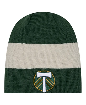 Men's New Era Green Portland Timbers 2024 Kick Off Collection Knit Beanie