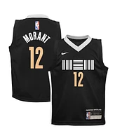 Baby Boys and Girls Nike Ja Morant Black Memphis Grizzlies Swingman Replica Jersey - City Edition