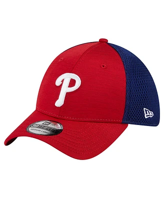 Men's New Era Red Philadelphia Phillies Neo 39THIRTY Flex Hat