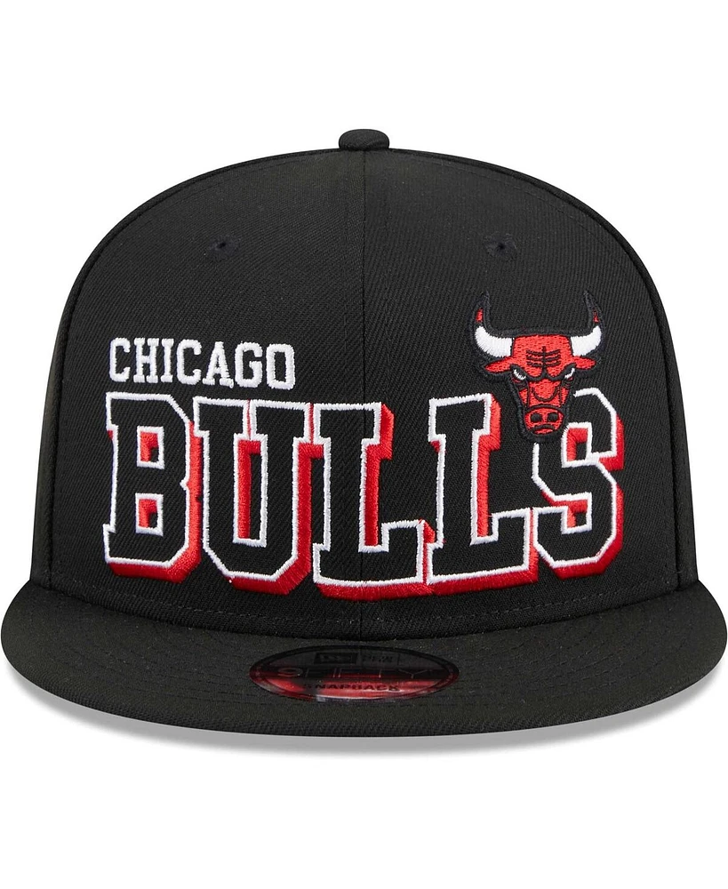 Men's New Era Black Chicago Bulls Gameday 59FIFTY Snapback Hat