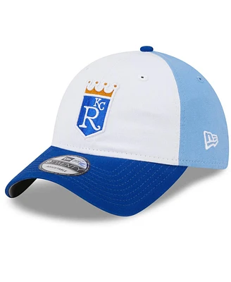 Men's New Era White Kansas City Royals 2024 Batting Practice 9TWENTY Adjustable Hat