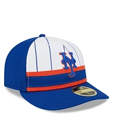 Men's New Era York Mets 2024 Batting Practice Low Profile 59FIFTY Fitted Hat