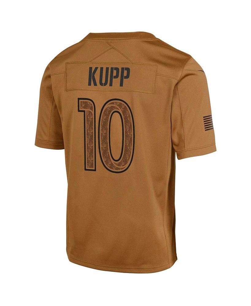Big Boys Nike Cooper Kupp Brown Distressed Los Angeles Rams 2023 Salute To Service Limited Jersey