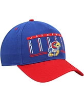 Men's '47 Brand Royal Kansas Jayhawks Double Header Hitch Adjustable Hat