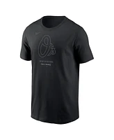 Men's Nike Black Baltimore Orioles City Connect Large Logo T-shirt