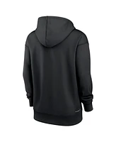 Women's Nike Black Los Angeles Dodgers Authentic Collection Performance Pullover Hoodie