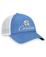 Women's Top of the World Carolina Blue, White North Carolina Tar Heels Charm Trucker Adjustable Hat