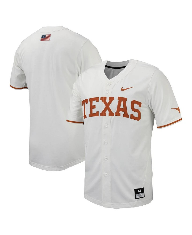 Nike Men's Texas Longhorns Replica Full-Button Baseball Jersey