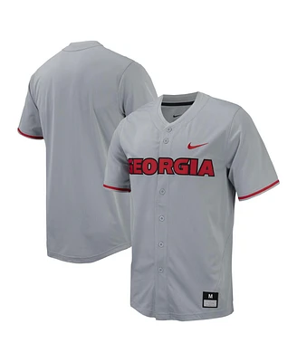 Nike Men's Georgia Bulldogs Replica Full-Button Baseball Jersey