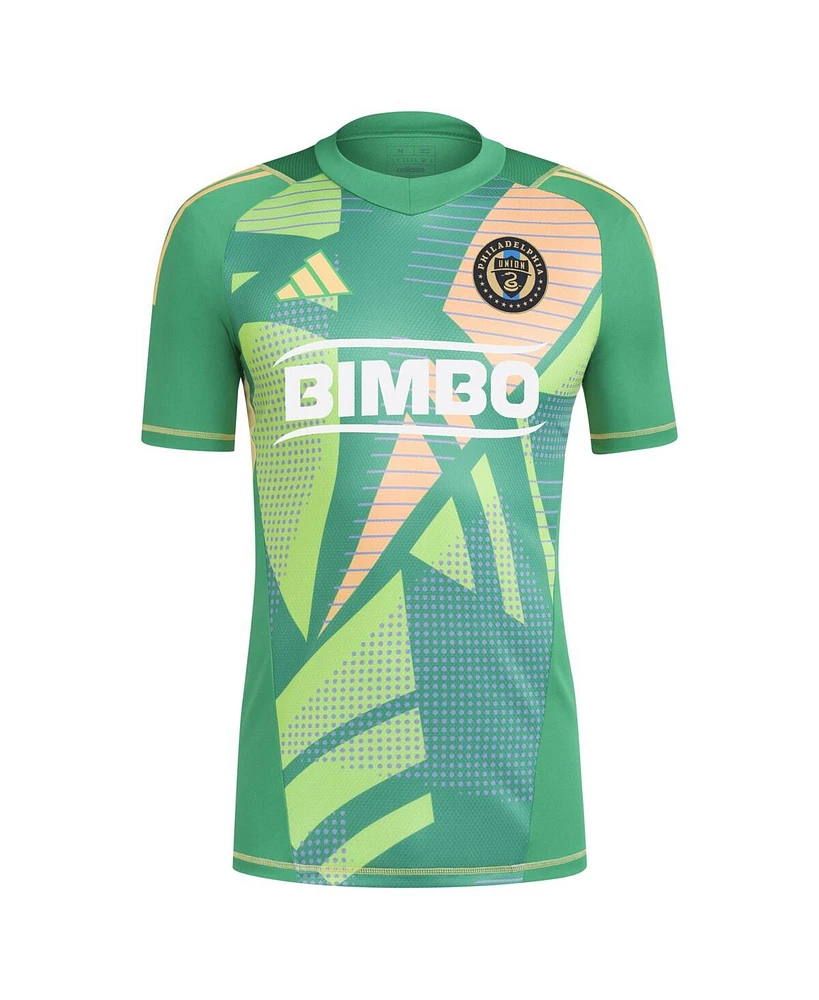 Men's adidas Green Philadelphia Union 2024 Goalkeeper Jersey