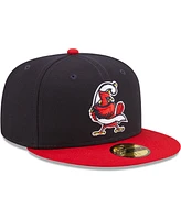 Men's New Era Navy Springfield Cardinals Authentic Collection 59FIFTY Fitted Hat