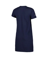 Women's Mitchell & Ness Navy Distressed New York Yankees Cooperstown Collection V-Neck Dress