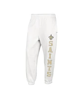 Women's '47 Brand Oatmeal Distressed New Orleans Saints Harper Joggers