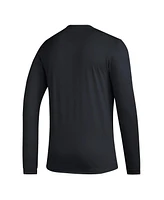 Men's adidas Black Lafc Club Dna Long Sleeve Aeroready T-shirt