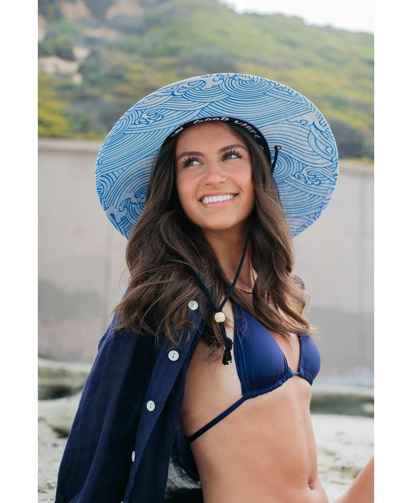 Peter Grimm Wave Straw Lifeguard Hat