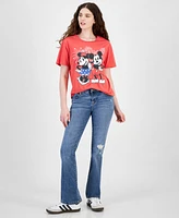 Disney Mickey And Minnie Fireworks Short-Sleeve T-Shirt