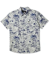 Quiksilver Big Boys Apero Flow Cotton Classic Short-Sleeve Woven Shirt