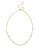 Kleinfeld Gold-Tone Heart Bib Necklace