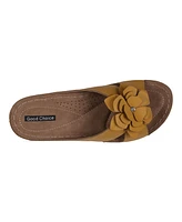 Gc Shoes Women's Joy Flower Rosette Comfort Sandals