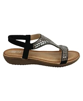 Gc Shoes Women's Wynn Embellished Flat Sandals