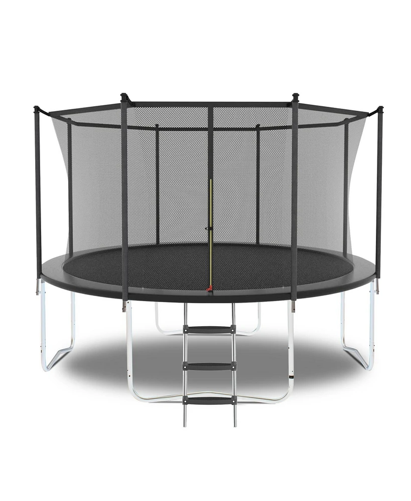 Simplie Fun 10FT Fitness Trampoline for Indoor & Outdoor