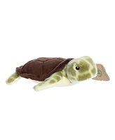 Aurora Small Eco Softies Sea Turtle Eco Nation Eco-Friendly Plush Toy Green 7.5"