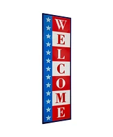 Northlight Americana Welcome Metal Wall Sign, 40"