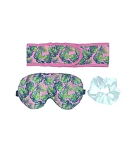 Headbands of Hope Women s Satin Eye Mask + Microfiber Spa Set - Palm