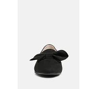 remee front bow loafers