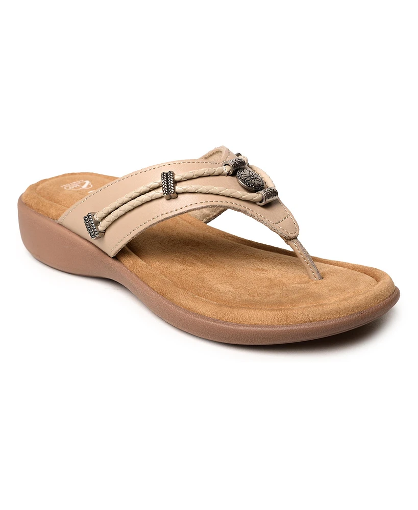 Minnetonka Women's Silverthorne 360 Thong Sandals