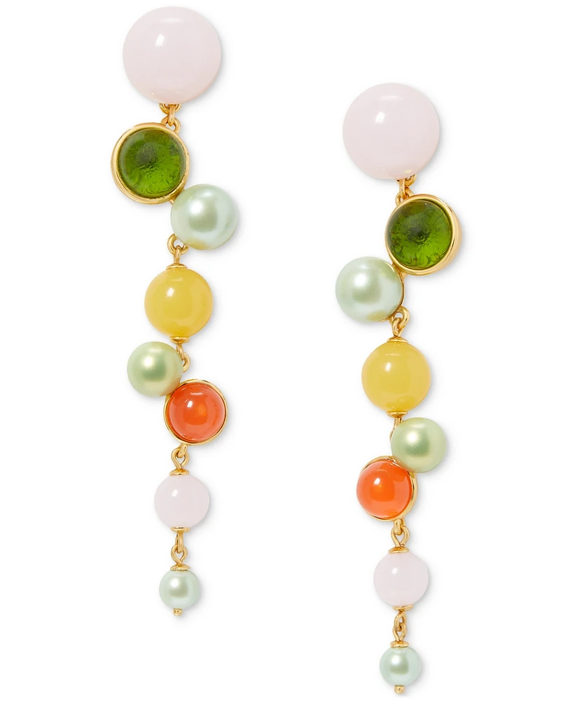 kate spade new york Gold-Tone Bright Spots Linear Earrings