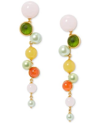 kate spade new york Gold-Tone Bright Spots Linear Earrings