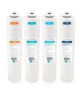 Aquasure Premier Series | Complete 4-Stage 75 Gpd Filter Replacement Cartridge Bundle Set for As-PR75