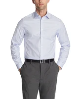 Michael Kors Men's Regular Fit Comfort Stretch Check Dress Shirt