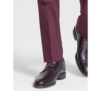 Bar Iii Men's Skinny-Fit Burgundy Wool Blend Suit Pants, Created for Macy's