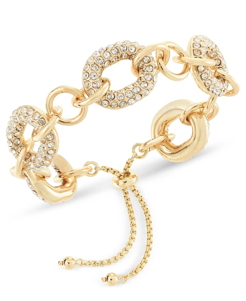 I.n.c. International Concept Pave Chain Link Slider Bracelet, Created for Macy's