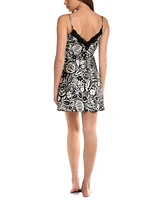 Linea Donatella Women's Rylie Printed Satin Chemise