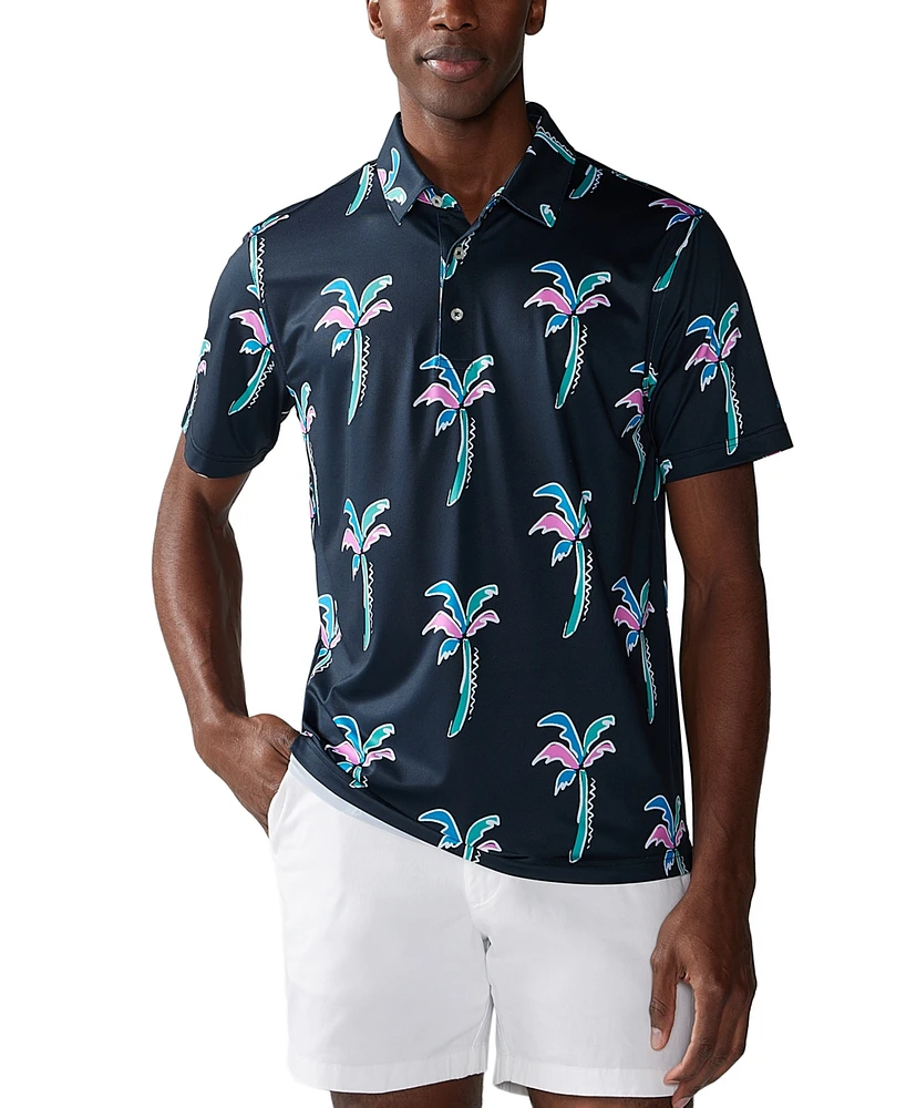 Chubbies Men's The Havana Night Performance Polo 2.0 - Black