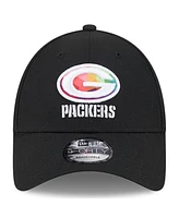 Men's New Era Black Green Bay Packers 2023 Nfl Crucial Catch 9FORTY Adjustable Hat