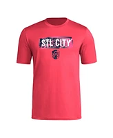 Men's adidas Red St. Louis City Sc Local Pop Aeroready T-shirt