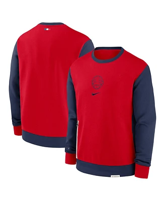 Men's Nike Red Paris Saint-Germain 2023/24 Standard Issue Travel Performance Pullover Sweatshirt