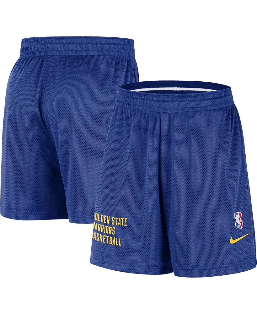 Men's and Women's Nike Royal Golden State Warriors Warm Up Performance Practice Shorts