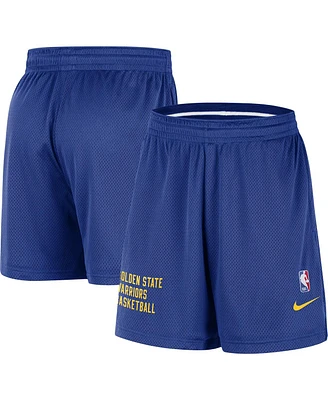 Men's and Women's Nike Royal Golden State Warriors Warm Up Performance Practice Shorts