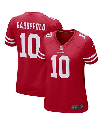 Women's Nike Jimmy Garoppolo Scarlet San Francisco 49ers Game Player Jersey