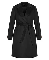 City Chic Women's Abby Coat